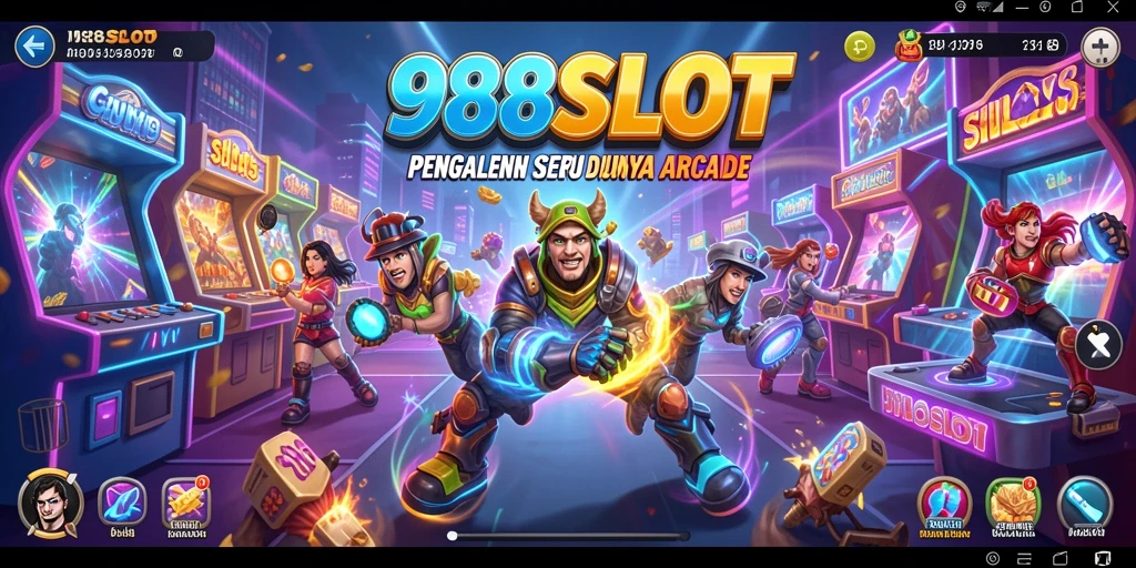 Tampilan gameplay seru di <strong>988SLOT</strong> dengan berbagai tema menarik.