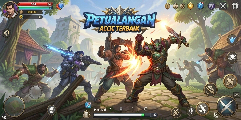 Tampilan menyeramkan saat melawan monster di 9ZK.