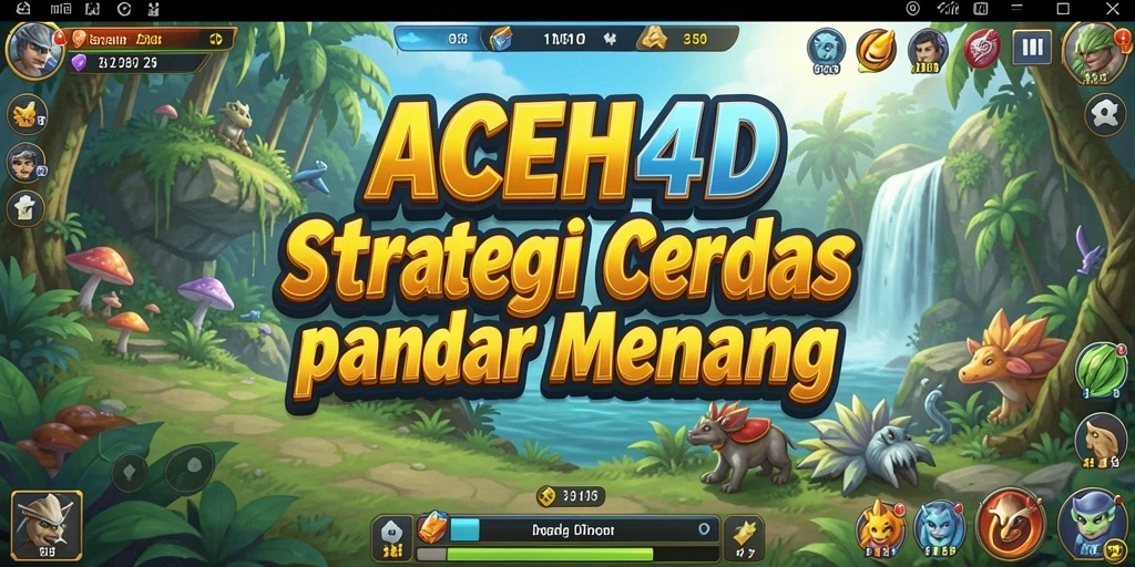 Screenshot gameplay menunjukkan momen strategis yang mendebarkan dalam ACEH4D.