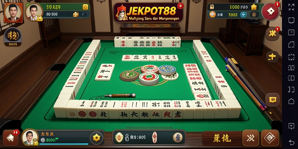 Tampilan gameplay seru dan mendebarkan di JEKPOT88.
