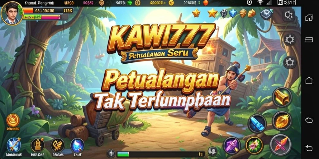 Tampilan gameplay KAWI777 yang seru dan menantang.