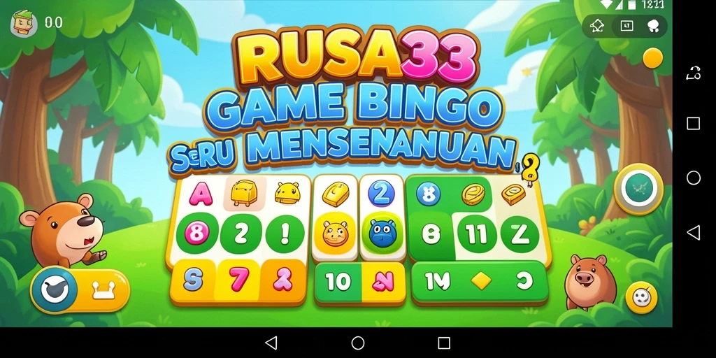 Tampilan menarik dari gameplay Bingo di RUSA33 yang seru.