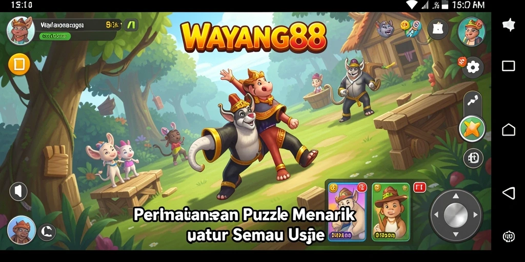 Tampilan gameplay seru dan menarik dari WAYANG88.